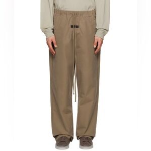 FEAR OF GOD ESSENTIALS | Brown Relaxed Track Pants, Men Size Small | NWOT